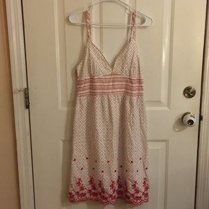Buffalo David Britton sundress. White& red  SIZE L
